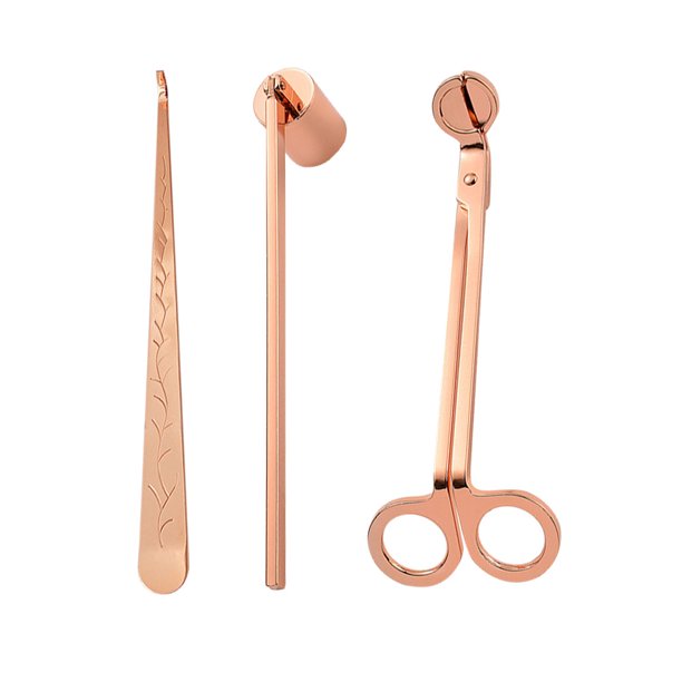 3 unids/set vela mecha Snuffer herramienta gancho cortador Clipper vela ajuste tijera Kit Tmvgtek suministros de cocina