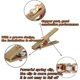 thumbnail image 3 of Welding Ground Clamp, 260A Heavy Brass Jaw, Welding Ground Clamp for Welder Welding Station for Shipyards, Machinery Manufacturing, 3 of 5