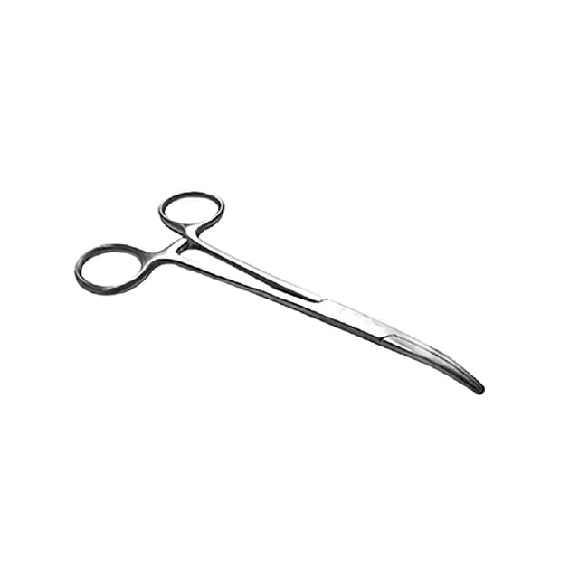 Pinza Curva Crile Hergom Silvery 14cm Economica Plateado