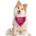 thumbnail image 2 of Big Sister Dog Bandana, Dog Bandana, Deep Pink Pet Dog Scarf Accessories, Pet Dog Triangle Scarf, Dog Bandana for Small Medium Dogs, Baby Announcement Dog Bandana, Dog Bandana Pet Scarf (M), 2 of 4