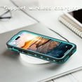 thumbnail image 6 of ELEHOLD Waterproof Case for iPhone 15,Built-in Screen Protector Full-Body Rugged Military Grade Shockproof IP68 Underwater Dustproof Heavy Duty Magnetic Case for iPhone 15 -6.1",Grassblue, 6 of 12