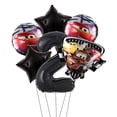 thumbnail image 5 of Juego de 6 a 8 globos de aluminio para fiestas de cumpleaños de Disney Cars para niños y niñas, suministros para fiestas de Lightning McQueen, 5 of 5