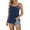 Navy, variant on Camisoles for Women Loose Fit Adjustable Straps Tank Tops with Built in Bra Scoop Neck High Elastic Cami Shirts