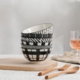 thumbnail image 4 of AHX Porcelain Dessert Bowls Cereal Bowl 13 oz - 4.75" Ceramic Bowl Set of 6 - Japanese Style Small Bowls, 4 of 7