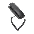 thumbnail image 1 of Landline Phone, Oval Button Design Wall Telephone  Function Mute Function ABS  For Hotel  For Home Black,White, 1 of 8