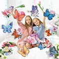 thumbnail image 3 of Godderr Flower Butterfly Hanging Swirls with Lights for Spring Summer Easter Flower Butterfly Themed Birthday Party Decorations, 3 of 7