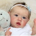thumbnail image 5 of Muñeca Reborn ZTDOLL para niña con ojos azules abiertos, 45 cm y 1,2 kg, 5 of 5