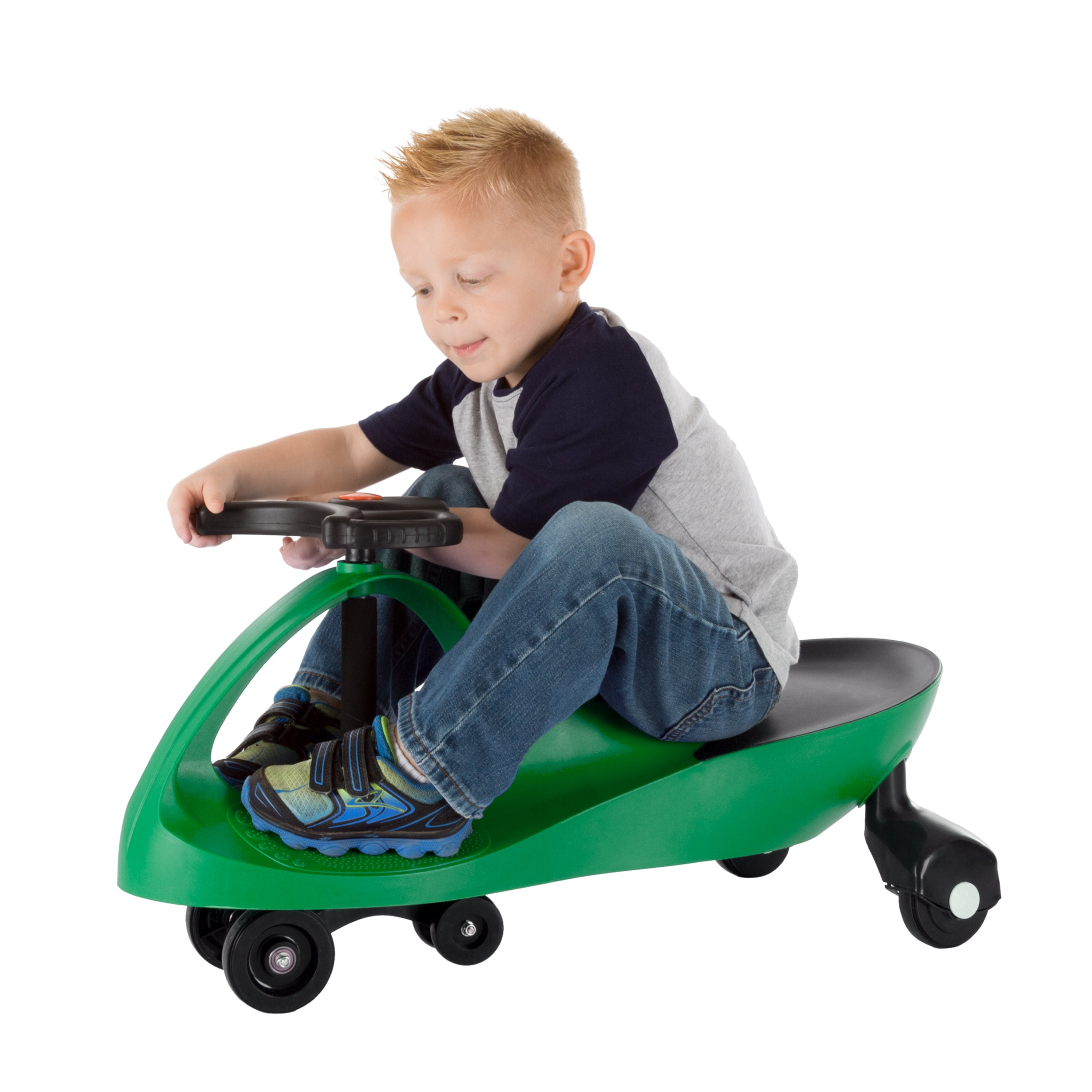 Ride On Car, No Batteries, Gears or Pedals, Uses Twist, Turn, Wiggle Movement to Steer Zigzag Car by Lil' Rider