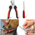 thumbnail image 2 of Nail Clippers for Dogs and Cats Nail Clipper Cutter with Nail File - Red - Essential Grooming Kit, 2 of 5