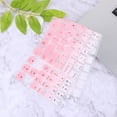 thumbnail image 3 of Masteelf Silicone Pink Keyboard Cover for Protection Easy to Clean Thin Breathable Laptop Accessory 15.6 Inches, 3 of 8