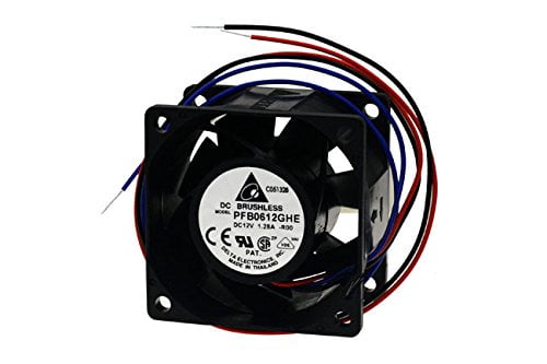 FAN AXIAL 60X38MM 12VDC WIRE, Ball 172X38MM Or 9GV0612P1G03 Server 40mm Aluminum 9G0612P1M031 Shroud 755 Computer 10... by Delta