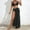 C_ Black, variant on New Summer Arrivals UTSJKR 3 Piece Swimsuit for Women Sexy Halter Bikini Sets with Beach Coverup High Slit Maxi Skirt Vacation Bathing Suit Blue M