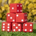 thumbnail image 5 of GoSports Giant 3.5" Foam Yard Dice Set Family Outdoor Backyard Lawn Game, 5 of 5