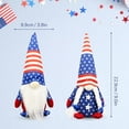 thumbnail image 2 of Molumo 4th of July Decorations, 2PCS Red White Blue Gnomes Decorations for Independence Day, Fourth of July, Memorial Day, Labor Day Home Office Indoor Decor Party Supplies, 2 of 8