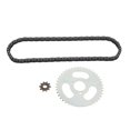 thumbnail image 2 of Kit de piñón de Cadena ANGGREK T8F de Acero Y Aluminio Para motocicletas, 2 of 7