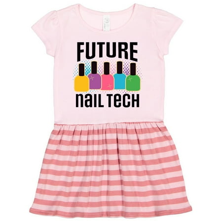 

Inktastic Future Nail Tech Gift Toddler Girl Dress