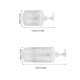 thumbnail image 2 of TEHAUX 4Ud Dispensadores Transparentes Para Gel De Y Detergente Con Tapa Ancha Fáciles De Rellenar, 2 of 7