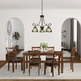 thumbnail image 3 of CHLOE Lighting Victorian-Style 3-Light Antique Dark Bronze Finish Mini Chandelier 25" Wide, 3 of 9