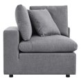 thumbnail image 2 of Modway Commix Sunbrella Outdoor Patio Furniture Sofa, Gray, 2 of 10