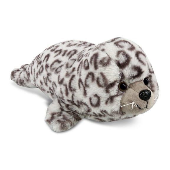 DolliBu Plush Seal Stuffed Animal - Soft Huggable Spotted Seal, Adorable Playtime Seal Plush Toy, Cute Ocean Life Cuddle Gifts, Super Soft Plush Doll Animal Toy for Kids and Adults - 12 Inches