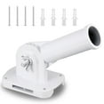thumbnail image 2 of ZheElen Materials Flag Pole Holder Bracket Wide Scope Easy Installation Multi-Position Mounting Flag Holder Black, 2 of 6