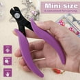 thumbnail image 5 of SPEEDWOX Memory Wire Cutters for Jewelry Making 5.5" Beading Wire Cutting Pliers Flush Cut Pliers for Memory Wire Jewelry Wire Cutters for Bracelet Making Beading DIY Arts and Crafts, 5 of 7