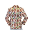 thumbnail image 2 of Costume Agent Men's Sequin Gingerbread Man Ugly Christmas Suit Jacket Multicolor 2XL, 2 of 2