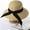 Mix beige, variant on FURTALK Sun Hat for Women UV UPF50 Straw Beach Hat Foldable Brim Summer Travel Hat - Khaki Black - L
