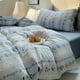 thumbnail image 5 of Funda nórdica, juego de 4 piezas Fresh Blue Floral Bedding Set, 5 of 7