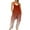 Red jumpsuits for women, variant on Wycnly Womens Jumpsuits Loose Baggy Fashion Spaghetti Strap Jumpsuits Overalls with Pocket Trendy Gradient Print V-Neck Sleeveless Long Summer Rompers Red s