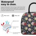 thumbnail image 3 of Womens Pioneer Flower Floral Print Pattern Lunch Box for Work,Insulated Lunch Bag for Women,Loncheras Para Mujer,Leakproof Adult Lunch Bag for Work,Beach,Travel,Picnic,Camping, 3 of 6