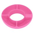 thumbnail image 4 of Bandeja para servir refrigerios, recipiente de silicona para servir frutas divididas, recipiente para vaso, 40oz, 30oz, rosa, 4 of 5