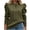 Olive Green, variant on WREESH Women's Puff Long Sleeve Hoodies 2025 Fall Slim Fitting Casual Pullover Sweatshirt with Drawstring Olive Green