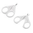 thumbnail image 5 of Unique Bargains 1 Pc Portable Short Handle Nail Scissors Toenail Clippers for Child 3.15"x2.24"x0.39" White, 5 of 6