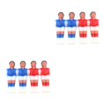 thumbnail image 3 of Ounissouiy 4 Uds máquina de fútbol de muñeca impermeable divertido jugador de fútbol muñecas figuras de plástico piezas de repuesto Rojo azul 2piezas, 3 of 6