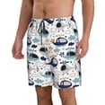 thumbnail image 2 of Fotbe Cartoon Helicopters Trajes de Baño Estampados para Hombre, Shorts de Verano de Secado Rápido, Ropa de Playa, Bañadores-X-Large, 2 of 6