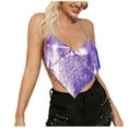 thumbnail image 2 of Bixock Summer Tank Tops for Women,Camisole Tops for women,Blouse for Women Solid Color Sequin V Neck Cami Sleeveless Party Stage Casual Wear Shirts, 2 of 6