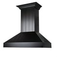 thumbnail image 4 of ZLINE 36 in. Wooden Wall Mount Range Hood in Black - Includes Motor (KPCC-36), 4 of 5