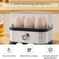thumbnail image 5 of Sunny Side Up Egg Maker, 2026 Upgrade Sunny Side Master Egg Cooker 6 Egg Capacity, Soft, Medium, Hard Boiled Egg Cooker, Stainless Steel Egg Poacher with Auto Shut-Off, BPA Free (1 SET), 5 of 7