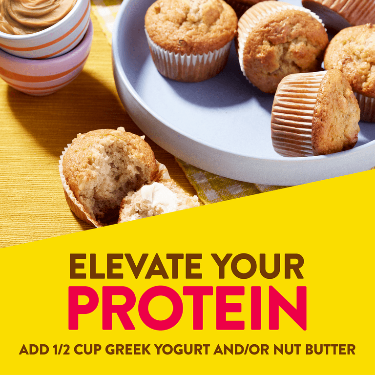 Krusteaz, Banana Nut Muffin Mix, 15.4 oz, Made with Real Bananas