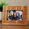 Personalized Planet Personalized So She Did 2019 Graduation Frame