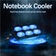 thumbnail image 5 of Inteprter Enfriador para computadora portátil, almohadilla de ventilador de refrigeración portátil, Base de Control de velocidad, almohadilla Juegos de teclado y mouse para computadora, 5 of 6