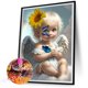 thumbnail image 2 of Cuadros Decorativos 5D bricolaje ronda completa taladro diamante pintura niña Kit arte decoración del hogar (QQ548) Wdftyju de costura negro 4 estilos, 2 of 9