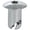 Natural, variant on 0.437 x 0.500 in. Body Torx Oval Head Quick Turn Fastener, Black Anodize - Set of 10