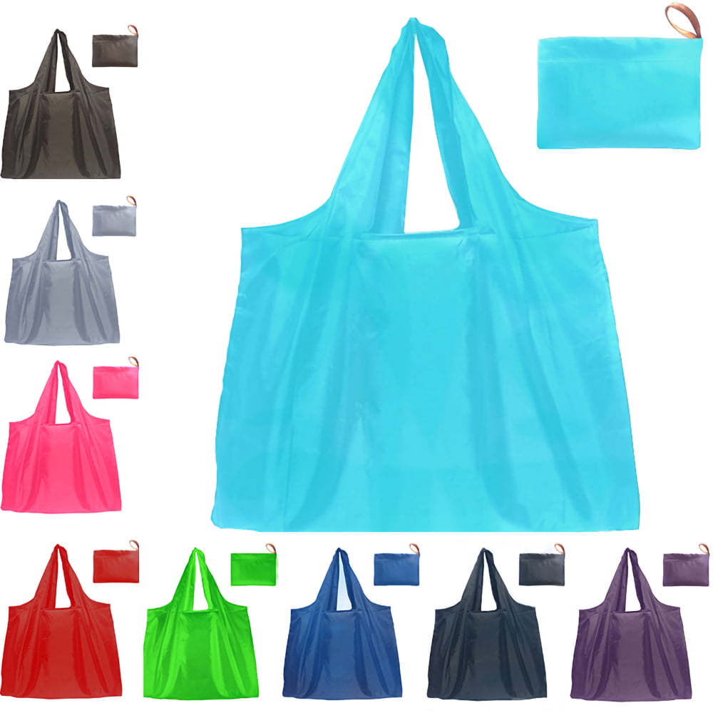 Folding Shoulder Handbag Shopper Reusable Tote Beach Shopping Travel Eco Bag