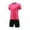 Hot Pink, variant on Cethrio Boys Activewear Outfit Sets, Athletic Summer Quick-dry T-shirts and Shorts Sets Light Blue Size 6