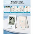 thumbnail image 5 of Termómetro digital inalámbrico flotante mejorado para piscinas, de fácil lectura, con monitor de temperatura exterior/interior., 5 of 5