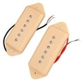 thumbnail image 2 of MERIGLARE Soapbar P90 Guitar Pickup Neck&Bridge for LP Guitar Replacement Cream, 2 of 8