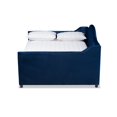 thumbnail image 2 of Baxton Studio Perry Contemporary Velvet Upholstered Queen Daybed in Royal Blue, 2 of 7
