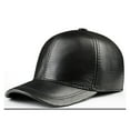 thumbnail image 1 of Spring Genuine Leather Baseball Cap In Men Brand New Warm Real Cow Leather Caps Hats ,Premium Material, 1 of 6